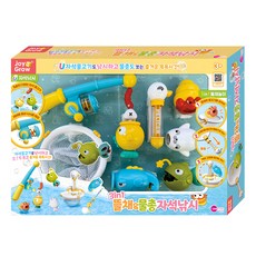 韓國 ONE&ONE 3合1 撈網 水槍 磁性釣魚, 1個, 混色