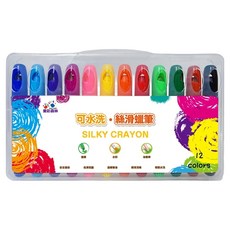 love color 樂彩森林 可水洗絲滑蠟筆, 1盒, 12色