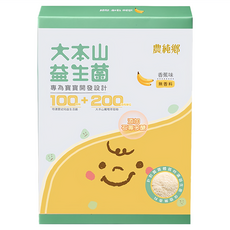農純鄉 台灣公司貨 大本山益生菌粉 香蕉, 2g, 30包, 1盒