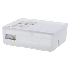 KEYWAY Best600抽屜整理箱 LG-600, 透明, 1個
