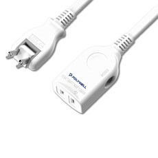 POLYWELL 寶利威爾 2P中繼型電源延長線 1孔, 1.8m, PW15-T05-A043, 1條