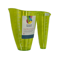 Colourworks 輕鬆看量杯, 雙量杯, 綠色, 500ml, 1個