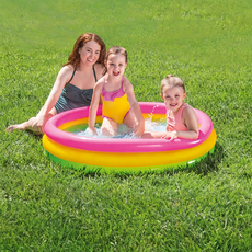 INTEX 彩色充氣水池, 混和顏色, 1個