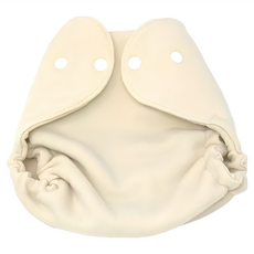 Babee Greens 美麗諾羊毛尿布兜 雙層100%美麗諾羊毛 通過Oeko-Tex 100認證, 白色, 1件