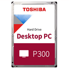 TOSHIBA 東芝 桌上型內接硬碟 P300 147 x 101.85 x 26.1cm 764g, 4TB, 深紅色, 1個