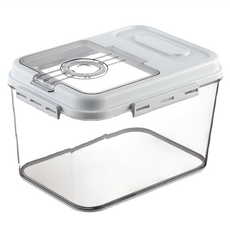 磁吸計時儲糧桶 小, 1個, 透明