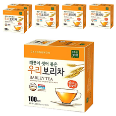 Danongwon 熟麥茶 Set, 100茶包入, 1.2g, 100包, 6盒