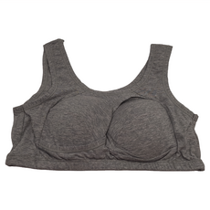 bebehome 運動無鋼圈美背無痕內衣 XL 灰色 舒適無束縛 展現迷人曲線