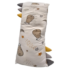 baa baa sheepz 抱抱羊 安撫抱枕 晚安羊, 95% 天然竹纖維 5% 彈性纖維, 中(38 x 18cm), 晚安羊 米色