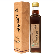 水里鄉農會 梅子醬油膏，台灣玉山底下釀造，遵循七十年傳統工法，無添加防腐劑、色素及香料, 250ml, 1瓶