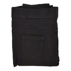 愛北鼻 超彈性顯瘦褲 横雙扣款, XXL(建議69~74kg), 黑色