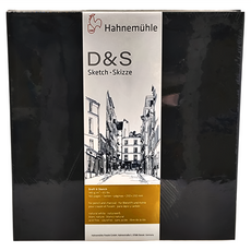 Hahnemuhle D&S 素描本 160頁 140 g/m² 250 x 250 毫米, 黑色, 1本