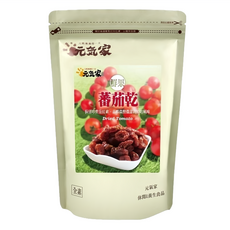 元氣家 香甜番茄乾, 嚴選高品質番茄品種製成, 富含珍貴茄紅素, 健康安心, 200g, 1包