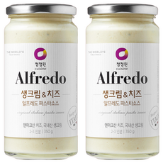 清淨園 Alfredo 奶油奶酪義大利麵醬 含生奶油&起司, 350g, 2罐