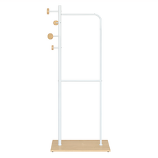 HOPMA 合馬家具 風格造型衣架 台灣製造, 600 x 300 x 1650mm, 淺橡木漂流木