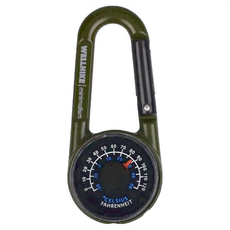 WellHike 玩客 指南針溫度計掛扣, 綠色, 1個