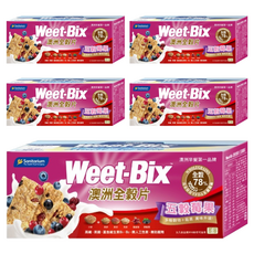 Weet-Bix 澳洲全穀片, 五穀莓果, 高纖高鐵, 多種穀物, 澳洲早餐第一品牌, 450g, 5盒