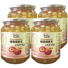 SaVia 世比芽 蜂蜜蘋果茶 950g/罐 韓國產, 4罐