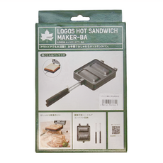 LOGOS 楓烙三明治烤具 黑色 490g, 1盒