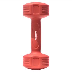 TEZEWA 時尚彩色款啞鈴套裝 5KG 紅色款, 2支