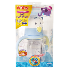 Nuby 晶透杯系列 大麥町狗狗兩用造型杯 360度吸管 12歲以上, 大麥町狗狗, 400ml, 1個