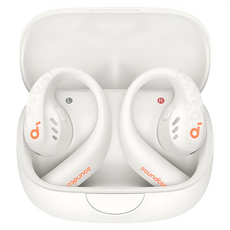 SOUNDCORE AeroFit Pro 白色 開放式運動藍牙耳機，舒適穩固，無線輕巧, 1個
