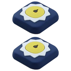 卡通靜音防撞墊 Set 6個 PVC材質 蘑菇/獅子/蝸牛/小鳥/小魚/葉子款式 重量小於15g, 4.2 x 4.2 x 1cm, 2組