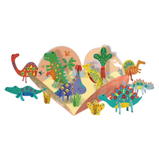 德國Avenir Kids N次換裝貼 Set 200+個 8隻動物, 恐龍世界 多色, 1組