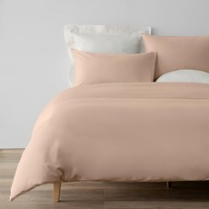 HOLA 和樂家居 PALETTE250織素色純棉被套單人 1.1kg, 礦石粉