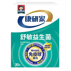 QUAKER 桂格 康研家 舒敏益生菌 30包, 2.5g, 1盒