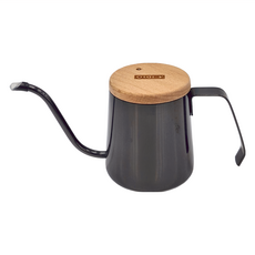 A-IDIO 阿迪優 人文手沖壺 350ml 304優質不鏽鋼, 鈦黑色, 1個