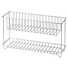 SHIMOYAMA 桌上型304不鏽鋼雙層收納架/置物架, 1個, 銀色