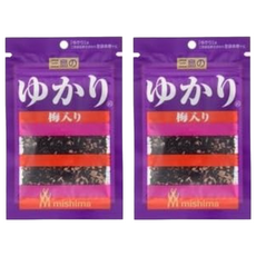 mishima 三島食品 梅肉紫蘇飯友 日本原裝進口 夾鏈式包裝, 22g, 2包