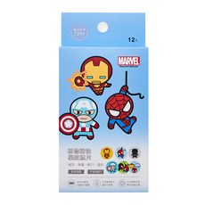 ONEDER MARVEL系列驅蚊貼片, 灰藍色, 12個, 1盒