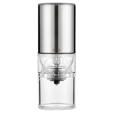 ANTIAN 電動咖啡豆研磨機 辦公室隨行便攜咖啡磨豆機, 25ml, 1個, 銀色