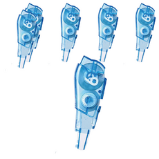 PLUS 普樂士 MR2 修正內帶，全新升級，尖端設計更加耐用, 深藍色, 6盒