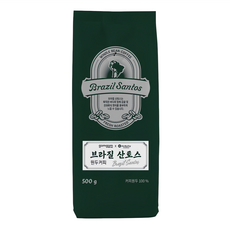 gomgom 巴西桑托斯咖啡原豆, 咖啡豆 (無研磨) 500g 1包, 咖啡豆(無研磨)