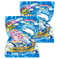 日本 nol 海豚入浴球 內含海豚公仔 共7種 隨機出貨, 80g, 2包
