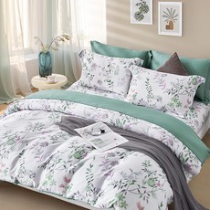 TENCEL 60支100%純天絲床包 + 枕套 2個