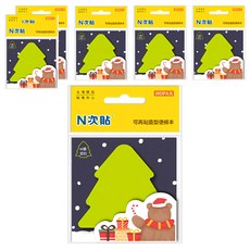 N次貼 造型便條紙, 小樹, 1組, 6本