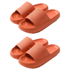 厚底拖鞋 36~37碼 橘色 2雙, 235mm