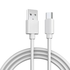 HONG JIN 宏晉 TYPE-C 5A快充線 USB-A-Type-C, 2m, 白色, 4條