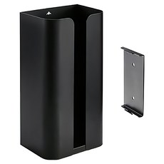 上手家居 金屬壁掛面紙盒/衛生紙盒/衛生紙架/浴室面紙盒 1個, 黑色