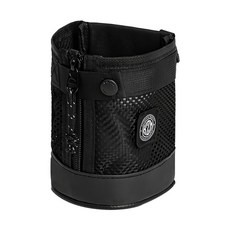 KZM OUTDOOR 工業風椅側杯套 12 x 9 x 9.5cm 80g, 黑色, 1個