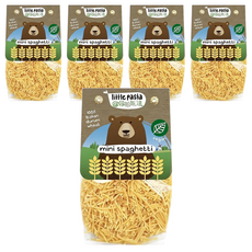 little pasta 小帕斯達 QQ迷你義大利麵, 100%杜蘭小麥粉製成, 無額外添加鹽和糖, BRC全球認證安全食品, 250g, 5包