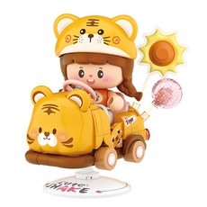 LoZ 微型積木老虎搖搖車 4308, 黃色, 1盒