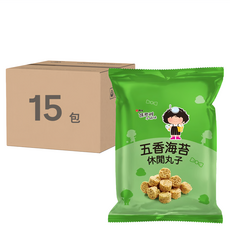維力 張君雅小妹妹 休閒丸子 五香海苔, 80g, 1組
