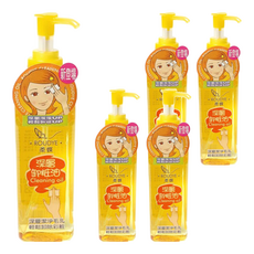 柔蝶 深層卸妝油, 清爽不油膩 洗淨更保濕 天然保濕植物油配方 200ml, 5瓶