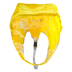 UnMe 可拆式加大型拉桿書包專用雨衣 尼龍70% EVA30% 淨重115g, 32 x 43 x 17cm, 黃色