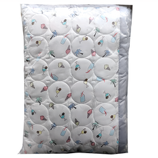 ahtty blanc 兒童夏日涼感寢具組, 枕頭30 x 50cm + 涼被110 x 150cm + 睡墊100 x 150cm, Palm Tree 棕櫚樹